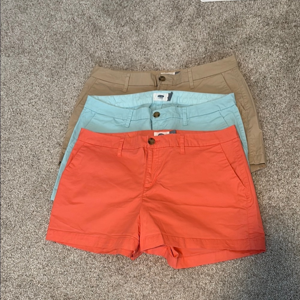 Lot of 3 Old Navy Everyday Shorts 3.5" Inseam